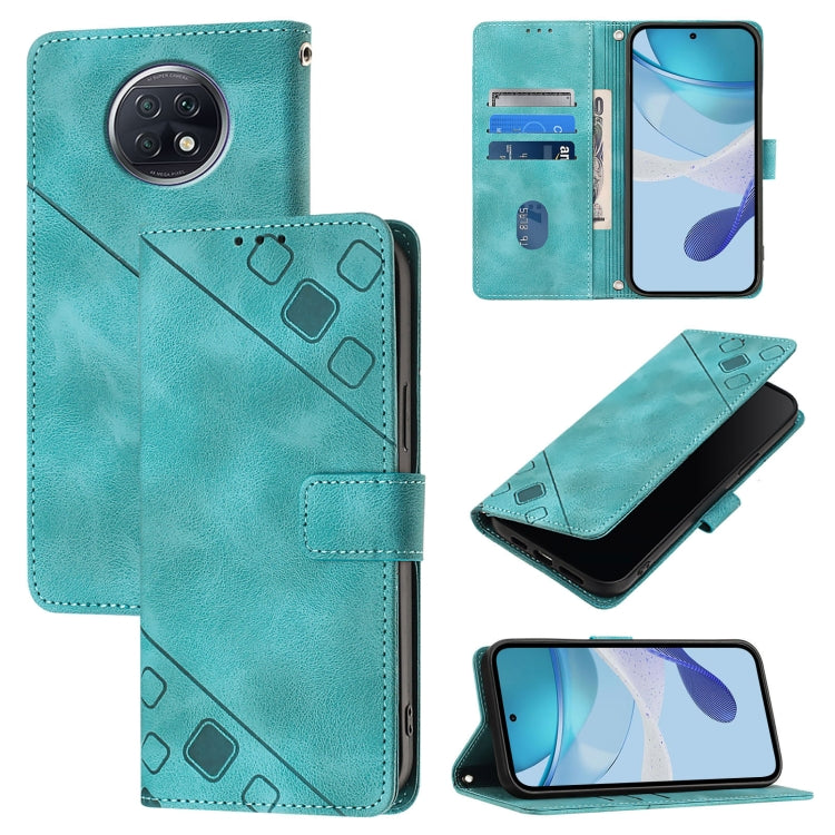 Skin Feel Embossed Leather Phone Case, For Xiaomi Mi 11 Pro, For Xiaomi Redmi Note 10 Pro 4G, For Xiaomi Poco M3 / Redmi 9 Power, For Xiaomi Redmi Note 9T Global, For Xiaomi Mi 11, For Xiaomi Redmi Note 9 4G / Redmi 10X 4G                              ...