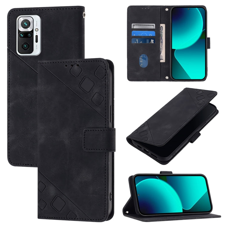 Skin Feel Embossed Leather Phone Case, For Xiaomi Mi 11 Pro, For Xiaomi Redmi Note 10 Pro 4G, For Xiaomi Poco M3 / Redmi 9 Power, For Xiaomi Redmi Note 9T Global, For Xiaomi Mi 11, For Xiaomi Redmi Note 9 4G / Redmi 10X 4G                              ...