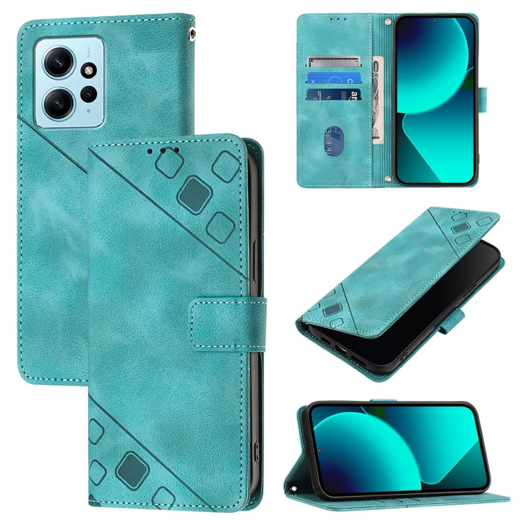 Skin Feel Embossed Leather Phone Case, For Xiaomi Redmi K70 / K70 Pro, For Xiaomi 13T, For Xiaomi Poco F5 5G/Redmi Note 12 Turbo, For Xiaomi Poco F5 Pro 5G/Redmi K60, For Xiaomi Redmi Note 12S 4G Global, For Xiaomi Poco C51 / A2+, For Xiaomi 13 Ultra  ...
