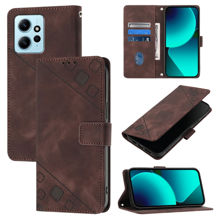 Skin Feel Embossed Leather Phone Case, For Xiaomi Redmi K70 / K70 Pro, For Xiaomi 13T, For Xiaomi Poco F5 5G/Redmi Note 12 Turbo, For Xiaomi Poco F5 Pro 5G/Redmi K60, For Xiaomi Redmi Note 12S 4G Global, For Xiaomi Poco C51 / A2+, For Xiaomi 13 Ultra  ...