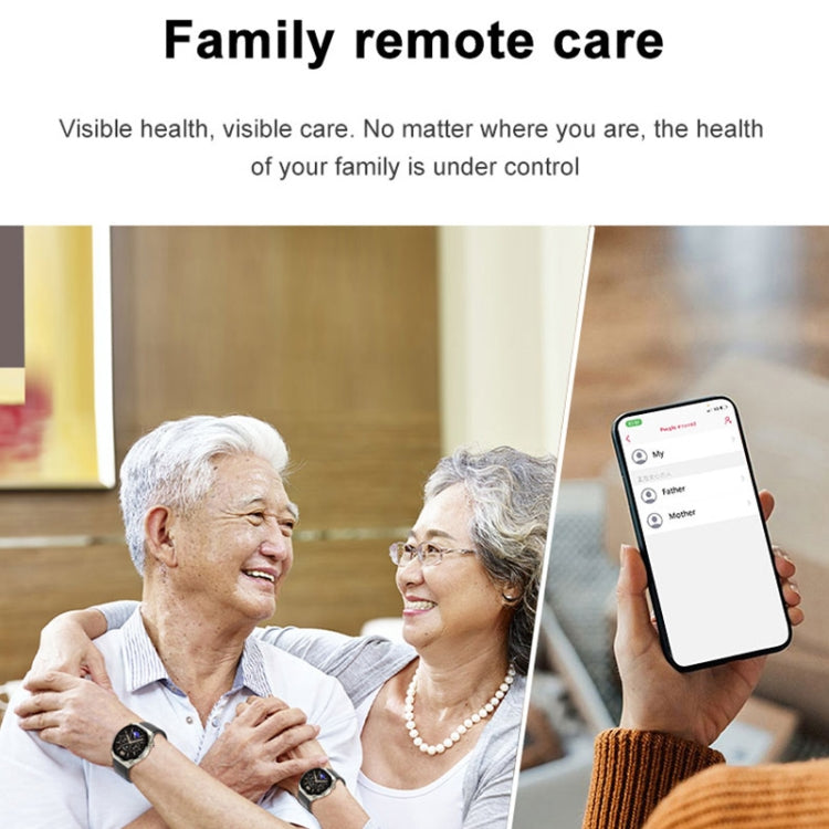 TK20 1.39 inch Silicone Band Smart Watch Supports ECG / Remote Families Care / Body Temperature Monitoring