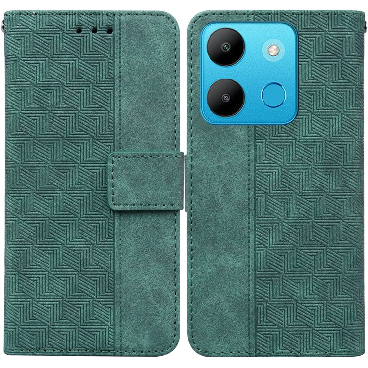 Geometric Embossed Leather Phone Case, For Infinix Note 30i, For Infinix Note 30 Pro, For Infinix Note 30, For Infinix Note 30 VIP, For Infinix Hot 30 Play, For Infinix Hot 30i, For Infinix Hot 30, For Infinix Smart 7 African