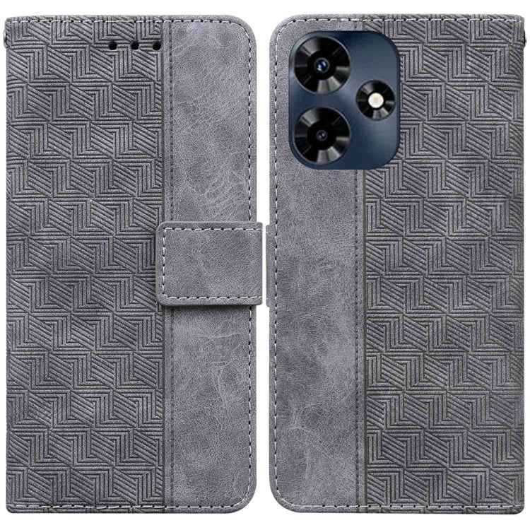 Geometric Embossed Leather Phone Case, For Infinix Note 30i, For Infinix Note 30 Pro, For Infinix Note 30, For Infinix Note 30 VIP, For Infinix Hot 30 Play, For Infinix Hot 30i, For Infinix Hot 30, For Infinix Smart 7 African