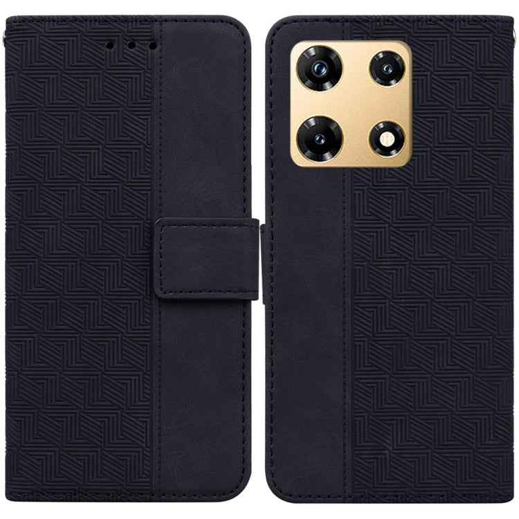 Geometric Embossed Leather Phone Case, For Infinix Note 30i, For Infinix Note 30 Pro, For Infinix Note 30, For Infinix Note 30 VIP, For Infinix Hot 30 Play, For Infinix Hot 30i, For Infinix Hot 30, For Infinix Smart 7 African