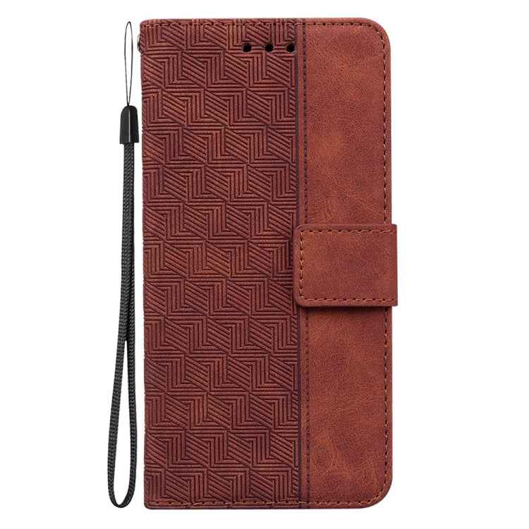 Geometric Embossed Leather Phone Case, For Infinix Note 30i, For Infinix Note 30 Pro, For Infinix Note 30, For Infinix Note 30 VIP, For Infinix Hot 30 Play, For Infinix Hot 30i, For Infinix Hot 30, For Infinix Smart 7 African