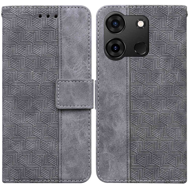 Geometric Embossed Leather Phone Case, For Infinix Note 40 5G, For Infinix GT 20 Pro, For Infinix Note 40 Pro 5G / 40 Pro 4G, For Infinix Note 40 Pro+, For Infinix Note 40 4G, For Infinix Hot 40 / 40 Pro, For Infinix Smart 7 India / 7 Plus�������������...