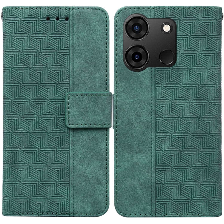 Geometric Embossed Leather Phone Case, For Infinix Note 40 5G, For Infinix GT 20 Pro, For Infinix Note 40 Pro 5G / 40 Pro 4G, For Infinix Note 40 Pro+, For Infinix Note 40 4G, For Infinix Hot 40 / 40 Pro, For Infinix Smart 7 India / 7 Plus�������������...