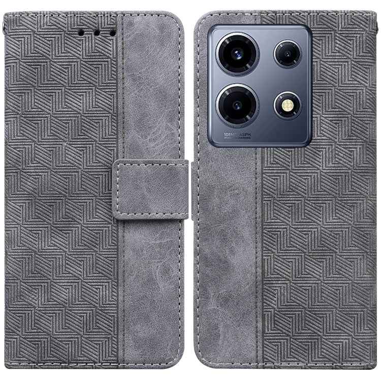 Geometric Embossed Leather Phone Case, For Infinix Note 30i, For Infinix Note 30 Pro, For Infinix Note 30, For Infinix Note 30 VIP, For Infinix Hot 30 Play, For Infinix Hot 30i, For Infinix Hot 30, For Infinix Smart 7 African