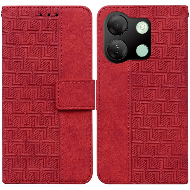 Geometric Embossed Leather Phone Case, For Infinix Note 40 5G, For Infinix GT 20 Pro, For Infinix Note 40 Pro 5G / 40 Pro 4G, For Infinix Note 40 Pro+, For Infinix Note 40 4G, For Infinix Hot 40 / 40 Pro, For Infinix Smart 7 India / 7 Plus�������������...