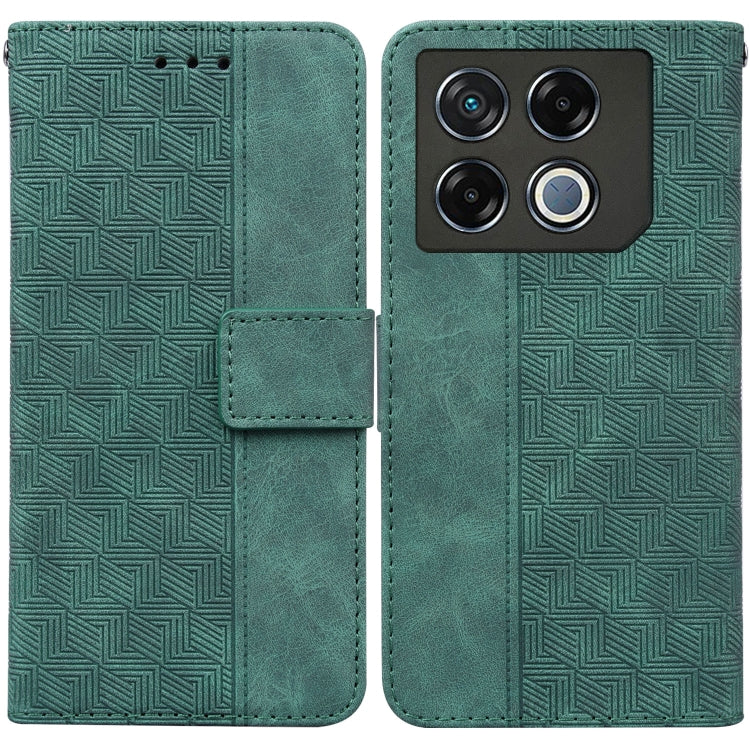 Geometric Embossed Leather Phone Case, For Infinix Note 40 5G, For Infinix GT 20 Pro, For Infinix Note 40 Pro 5G / 40 Pro 4G, For Infinix Note 40 Pro+, For Infinix Note 40 4G, For Infinix Hot 40 / 40 Pro, For Infinix Smart 7 India / 7 Plus�������������...