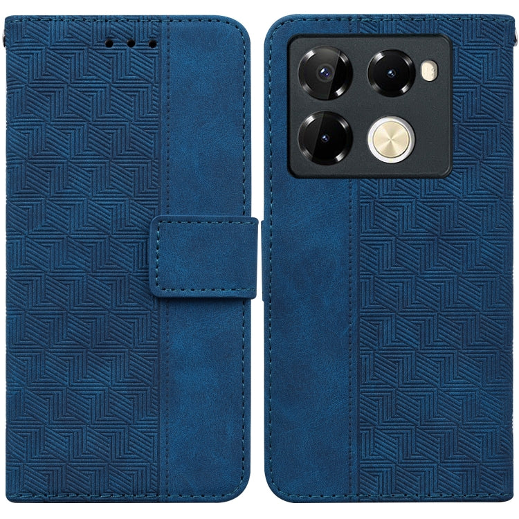 Geometric Embossed Leather Phone Case, For Infinix Note 40 5G, For Infinix GT 20 Pro, For Infinix Note 40 Pro 5G / 40 Pro 4G, For Infinix Note 40 Pro+, For Infinix Note 40 4G, For Infinix Hot 40 / 40 Pro, For Infinix Smart 7 India / 7 Plus�������������...