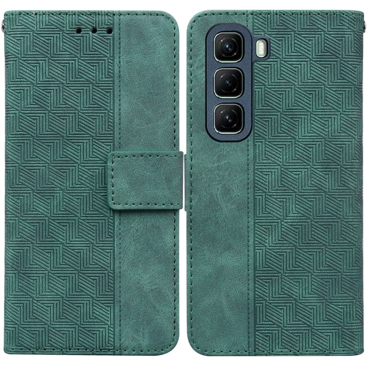 Geometric Embossed Leather Phone Case, For Infinix Note 50 Pro+, For Infinix Note 50 4G / Note 50 Pro 4G, For Infinix Hot 50 Pro 4G, For Infinix Hot 50i / Smart 9, For Infinix Hot 50 Pro+ 4G, For Infinix Hot 50 4G, For Infinix Hot 50 5G����������������...