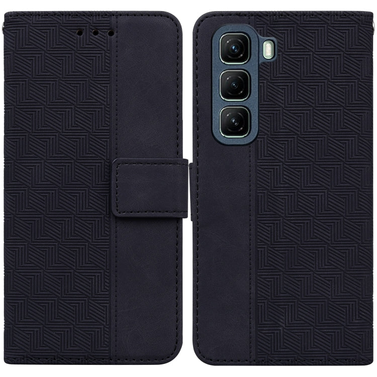 Geometric Embossed Leather Phone Case, For Infinix Note 50 Pro+, For Infinix Note 50 4G / Note 50 Pro 4G, For Infinix Hot 50 Pro 4G, For Infinix Hot 50i / Smart 9, For Infinix Hot 50 Pro+ 4G, For Infinix Hot 50 4G, For Infinix Hot 50 5G����������������...