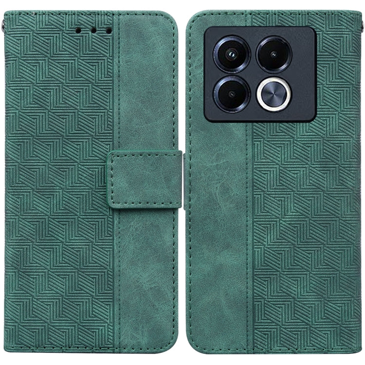 Geometric Embossed Leather Phone Case, For Infinix Note 40 5G, For Infinix GT 20 Pro, For Infinix Note 40 Pro 5G / 40 Pro 4G, For Infinix Note 40 Pro+, For Infinix Note 40 4G, For Infinix Hot 40 / 40 Pro, For Infinix Smart 7 India / 7 Plus�������������...