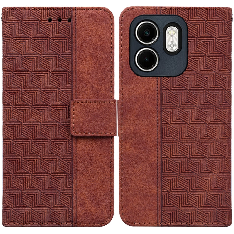 Geometric Embossed Leather Phone Case, For Infinix Note 50 Pro+, For Infinix Note 50 4G / Note 50 Pro 4G, For Infinix Hot 50 Pro 4G, For Infinix Hot 50i / Smart 9, For Infinix Hot 50 Pro+ 4G, For Infinix Hot 50 4G, For Infinix Hot 50 5G����������������...