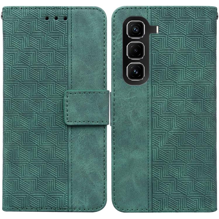 Geometric Embossed Leather Phone Case, For Infinix Note 50 Pro+, For Infinix Note 50 4G / Note 50 Pro 4G, For Infinix Hot 50 Pro 4G, For Infinix Hot 50i / Smart 9, For Infinix Hot 50 Pro+ 4G, For Infinix Hot 50 4G, For Infinix Hot 50 5G����������������...