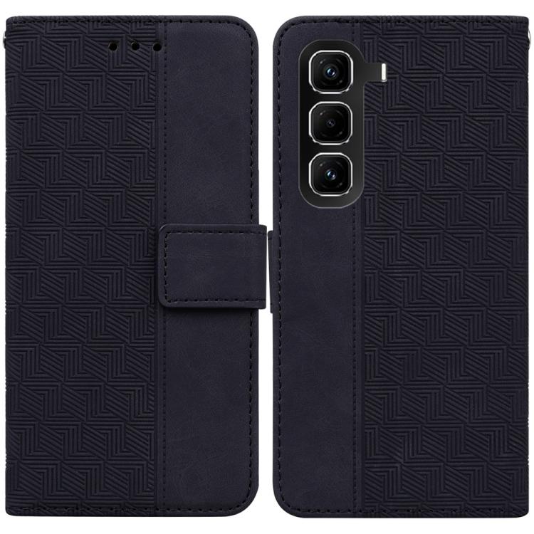 Geometric Embossed Leather Phone Case, For Infinix Note 50 Pro+, For Infinix Note 50 4G / Note 50 Pro 4G, For Infinix Hot 50 Pro 4G, For Infinix Hot 50i / Smart 9, For Infinix Hot 50 Pro+ 4G, For Infinix Hot 50 4G, For Infinix Hot 50 5G����������������...