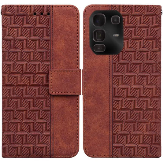 Geometric Embossed Leather Phone Case, For Infinix Note 50 Pro+, For Infinix Note 50 4G / Note 50 Pro 4G, For Infinix Hot 50 Pro 4G, For Infinix Hot 50i / Smart 9, For Infinix Hot 50 Pro+ 4G, For Infinix Hot 50 4G, For Infinix Hot 50 5G����������������...