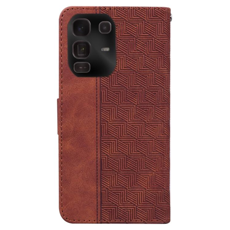 Geometric Embossed Leather Phone Case, For Infinix Note 50 Pro+, For Infinix Note 50 4G / Note 50 Pro 4G, For Infinix Hot 50 Pro 4G, For Infinix Hot 50i / Smart 9, For Infinix Hot 50 Pro+ 4G, For Infinix Hot 50 4G, For Infinix Hot 50 5G����������������...