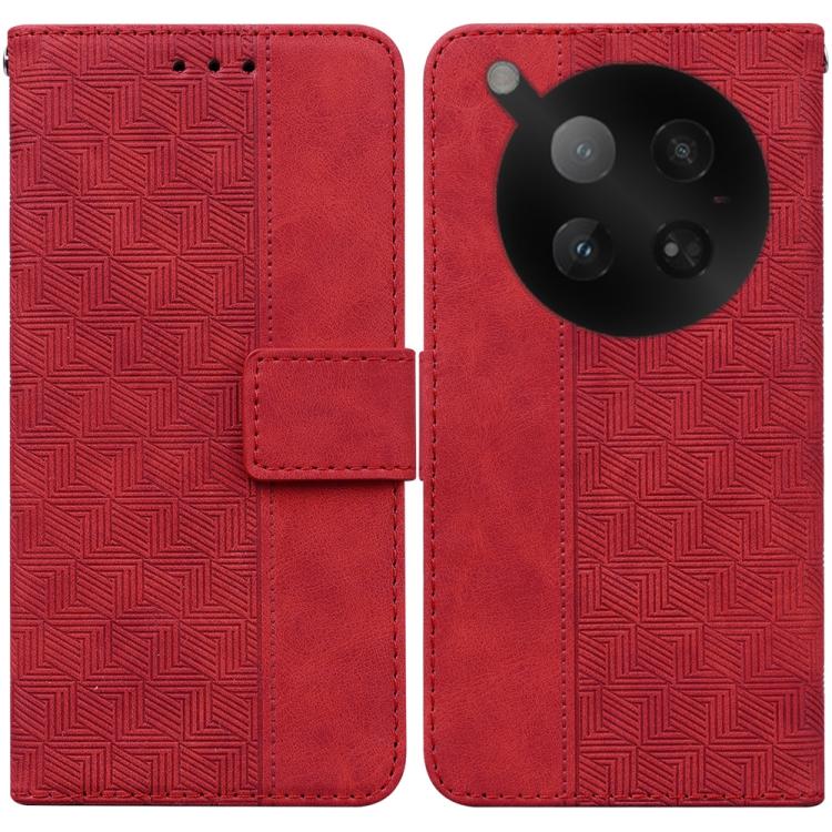 Geometric Embossed Leather Phone Case, For Infinix Note 50 Pro+, For Infinix Note 50 4G / Note 50 Pro 4G, For Infinix Hot 50 Pro 4G, For Infinix Hot 50i / Smart 9, For Infinix Hot 50 Pro+ 4G, For Infinix Hot 50 4G, For Infinix Hot 50 5G����������������...