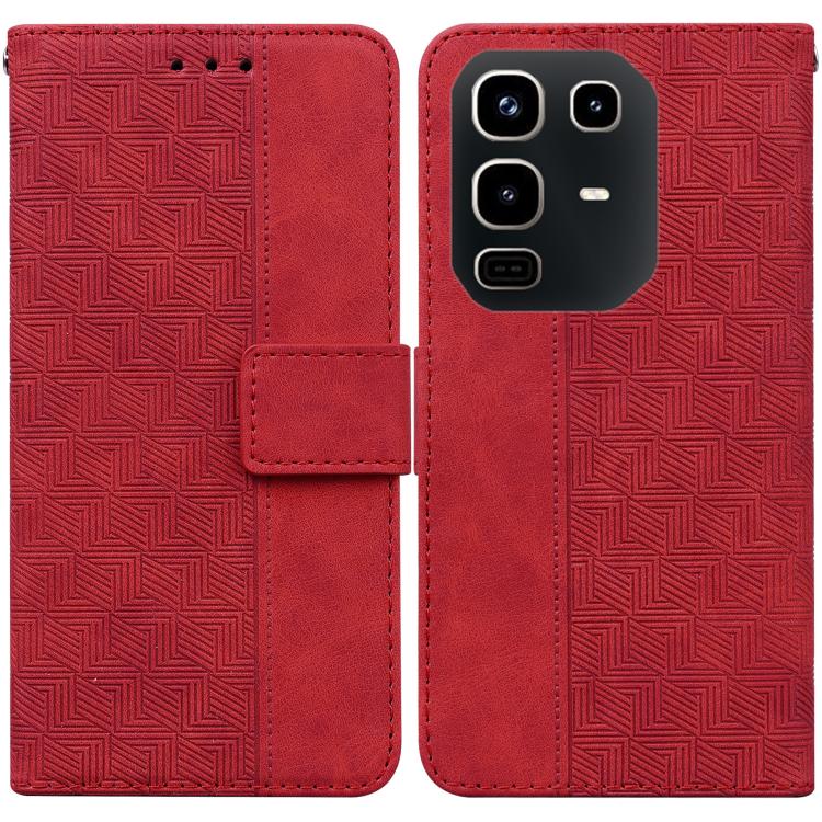 Geometric Embossed Leather Phone Case, For Infinix Note 50 Pro+, For Infinix Note 50 4G / Note 50 Pro 4G, For Infinix Hot 50 Pro 4G, For Infinix Hot 50i / Smart 9, For Infinix Hot 50 Pro+ 4G, For Infinix Hot 50 4G, For Infinix Hot 50 5G����������������...