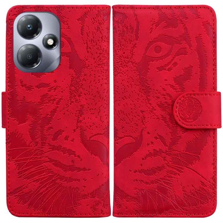 Tiger Embossing Pattern Flip Leather Phone Case, For Infinix Hot 30i, For Infinix Note 30i, For Infinix Note 30 Pro, For Infinix Note 30, For Infinix Note 30 VIP, For Infinix Hot 30 Play, For Infinix Hot 30, For Infinix Smart 7 African