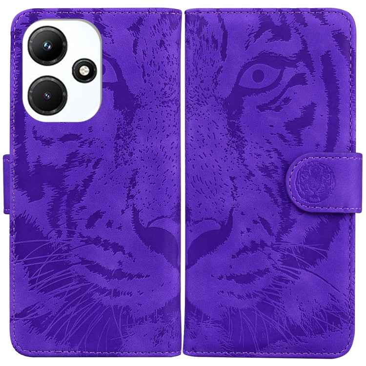 Tiger Embossing Pattern Flip Leather Phone Case, For Infinix Hot 30i, For Infinix Note 30i, For Infinix Note 30 Pro, For Infinix Note 30, For Infinix Note 30 VIP, For Infinix Hot 30 Play, For Infinix Hot 30, For Infinix Smart 7 African