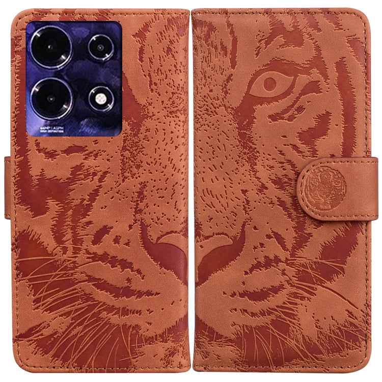 Tiger Embossing Pattern Flip Leather Phone Case, For Infinix Hot 30i, For Infinix Note 30i, For Infinix Note 30 Pro, For Infinix Note 30, For Infinix Note 30 VIP, For Infinix Hot 30 Play, For Infinix Hot 30, For Infinix Smart 7 African