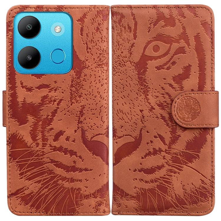 Tiger Embossing Pattern Flip Leather Phone Case, For Infinix Hot 30i, For Infinix Note 30i, For Infinix Note 30 Pro, For Infinix Note 30, For Infinix Note 30 VIP, For Infinix Hot 30 Play, For Infinix Hot 30, For Infinix Smart 7 African