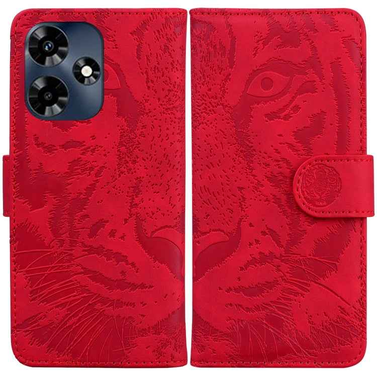 Tiger Embossing Pattern Flip Leather Phone Case, For Infinix Hot 30i, For Infinix Note 30i, For Infinix Note 30 Pro, For Infinix Note 30, For Infinix Note 30 VIP, For Infinix Hot 30 Play, For Infinix Hot 30, For Infinix Smart 7 African