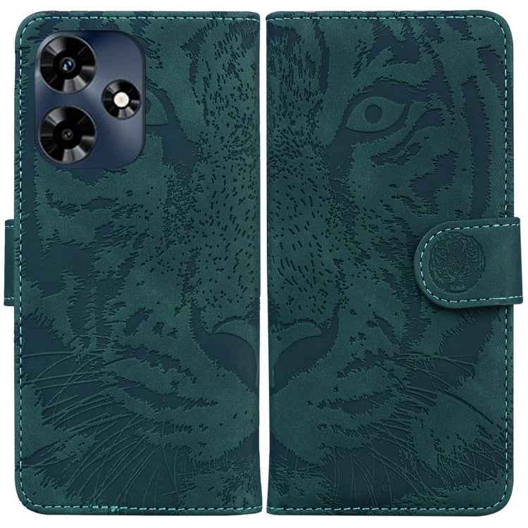 Tiger Embossing Pattern Flip Leather Phone Case, For Infinix Hot 30i, For Infinix Note 30i, For Infinix Note 30 Pro, For Infinix Note 30, For Infinix Note 30 VIP, For Infinix Hot 30 Play, For Infinix Hot 30, For Infinix Smart 7 African