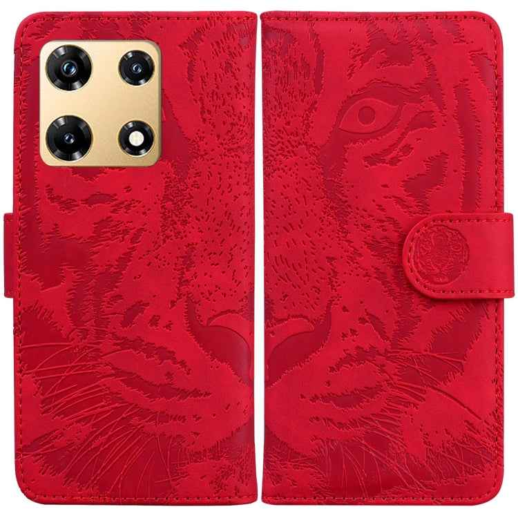 Tiger Embossing Pattern Flip Leather Phone Case, For Infinix Hot 30i, For Infinix Note 30i, For Infinix Note 30 Pro, For Infinix Note 30, For Infinix Note 30 VIP, For Infinix Hot 30 Play, For Infinix Hot 30, For Infinix Smart 7 African