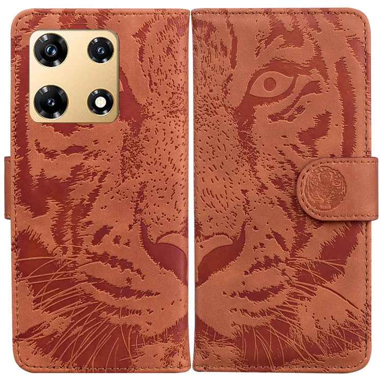 Tiger Embossing Pattern Flip Leather Phone Case, For Infinix Hot 30i, For Infinix Note 30i, For Infinix Note 30 Pro, For Infinix Note 30, For Infinix Note 30 VIP, For Infinix Hot 30 Play, For Infinix Hot 30, For Infinix Smart 7 African