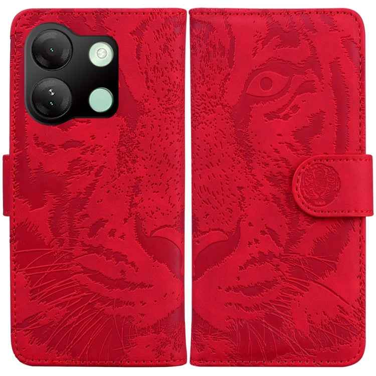 Tiger Embossing Pattern Flip Leather Phone Case, For Infinix Note 40 5G, For Infinix GT 20 Pro, For Infinix Note 40 Pro 4G / 5G, For Infinix Note 40 Pro+, For Infinix Note 40 4G, For Infinix Hot 40 / 40 Pro, For Infinix Smart 7 India/7 Plus������������...