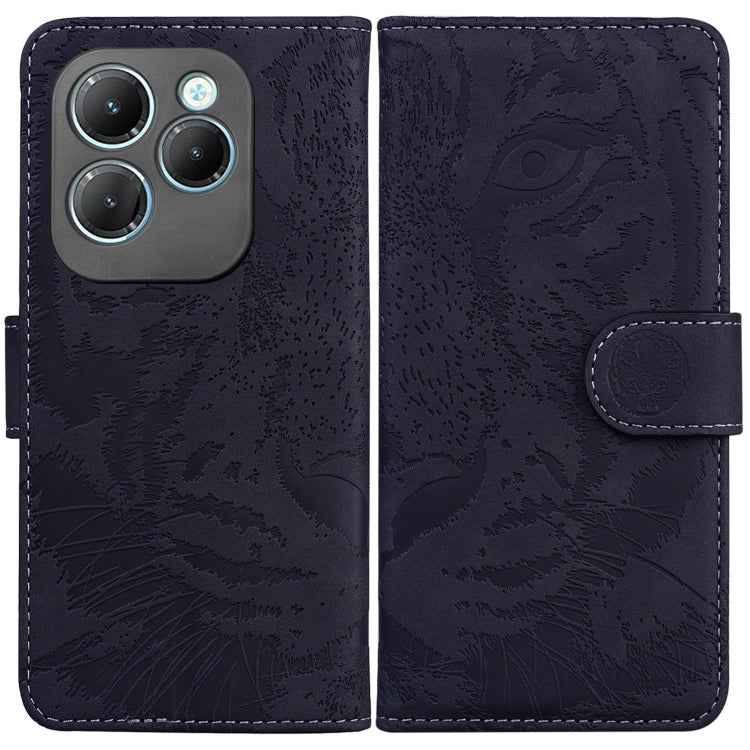 Tiger Embossing Pattern Flip Leather Phone Case, For Infinix Note 40 5G, For Infinix GT 20 Pro, For Infinix Note 40 Pro 4G / 5G, For Infinix Note 40 Pro+, For Infinix Note 40 4G, For Infinix Hot 40 / 40 Pro, For Infinix Smart 7 India/7 Plus������������...