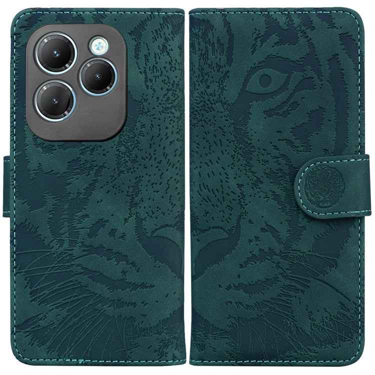 Tiger Embossing Pattern Flip Leather Phone Case, For Infinix Note 40 5G, For Infinix GT 20 Pro, For Infinix Note 40 Pro 4G / 5G, For Infinix Note 40 Pro+, For Infinix Note 40 4G, For Infinix Hot 40 / 40 Pro, For Infinix Smart 7 India/7 Plus������������...