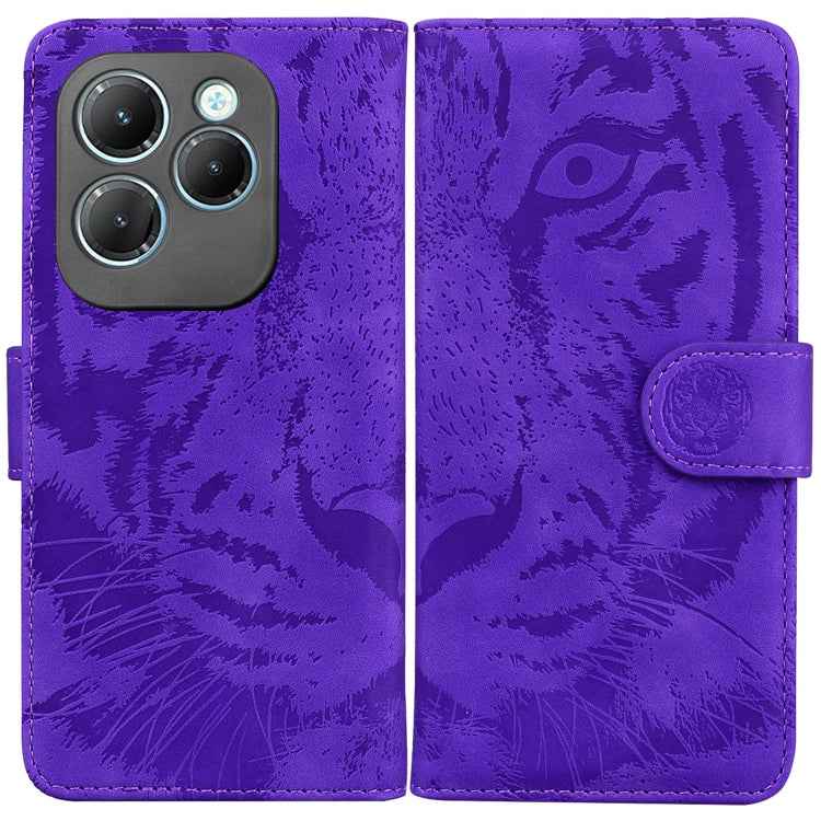 Tiger Embossing Pattern Flip Leather Phone Case, For Infinix Note 40 5G, For Infinix GT 20 Pro, For Infinix Note 40 Pro 4G / 5G, For Infinix Note 40 Pro+, For Infinix Note 40 4G, For Infinix Hot 40 / 40 Pro, For Infinix Smart 7 India/7 Plus������������...
