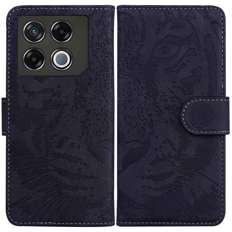 Tiger Embossing Pattern Flip Leather Phone Case, For Infinix Note 40 5G, For Infinix GT 20 Pro, For Infinix Note 40 Pro 4G / 5G, For Infinix Note 40 Pro+, For Infinix Note 40 4G, For Infinix Hot 40 / 40 Pro, For Infinix Smart 7 India/7 Plus������������...