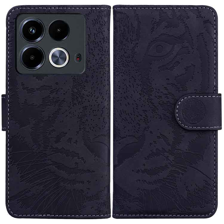 Tiger Embossing Pattern Flip Leather Phone Case, For Infinix Note 40 5G, For Infinix GT 20 Pro, For Infinix Note 40 Pro 4G / 5G, For Infinix Note 40 Pro+, For Infinix Note 40 4G, For Infinix Hot 40 / 40 Pro, For Infinix Smart 7 India/7 Plus������������...