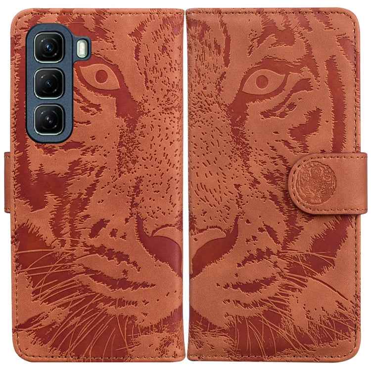 Tiger Embossing Pattern Flip Leather Phone Case, For Infinix Note 50 Pro+, For Infinix Note 50 4G / Note 50 Pro 4G, For Infinix Hot 50 Pro 4G, For Infinix Hot 50i / Smart 9, For Infinix Hot 50 Pro+ 4G, For Infinix Hot 50 4G, For Infinix Hot 50 5G������...