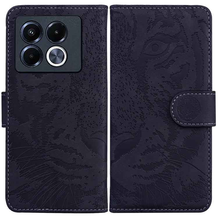 Tiger Embossing Pattern Flip Leather Phone Case, For Infinix Note 40 5G, For Infinix GT 20 Pro, For Infinix Note 40 Pro 4G / 5G, For Infinix Note 40 Pro+, For Infinix Note 40 4G, For Infinix Hot 40 / 40 Pro, For Infinix Smart 7 India/7 Plus������������...