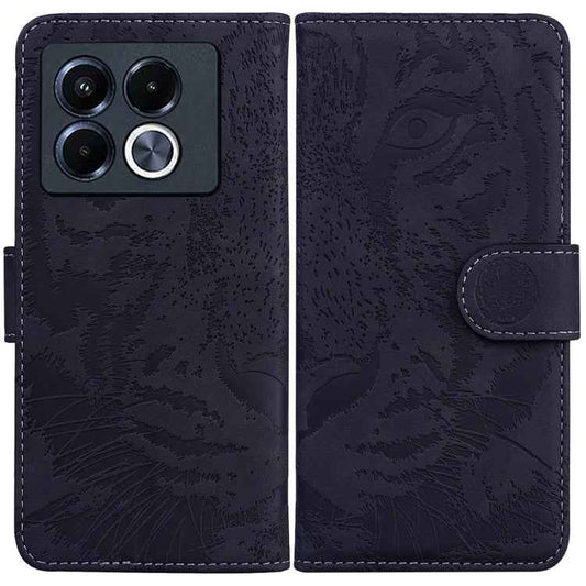 Tiger Embossing Pattern Flip Leather Phone Case, For Infinix Note 40 5G, For Infinix GT 20 Pro, For Infinix Note 40 Pro 4G / 5G, For Infinix Note 40 Pro+, For Infinix Note 40 4G, For Infinix Hot 40 / 40 Pro, For Infinix Smart 7 India/7 Plus������������...