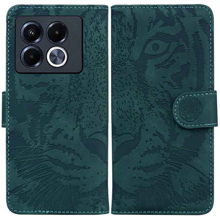 Tiger Embossing Pattern Flip Leather Phone Case, For Infinix Note 40 5G, For Infinix GT 20 Pro, For Infinix Note 40 Pro 4G / 5G, For Infinix Note 40 Pro+, For Infinix Note 40 4G, For Infinix Hot 40 / 40 Pro, For Infinix Smart 7 India/7 Plus������������...