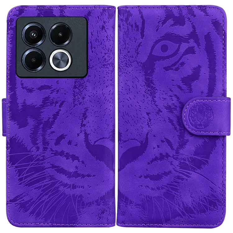 Tiger Embossing Pattern Flip Leather Phone Case, For Infinix Note 40 5G, For Infinix GT 20 Pro, For Infinix Note 40 Pro 4G / 5G, For Infinix Note 40 Pro+, For Infinix Note 40 4G, For Infinix Hot 40 / 40 Pro, For Infinix Smart 7 India/7 Plus������������...