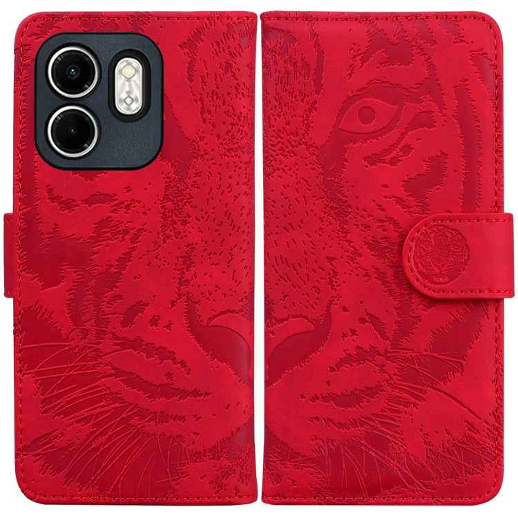 Tiger Embossing Pattern Flip Leather Phone Case, For Infinix Note 50 Pro+, For Infinix Note 50 4G / Note 50 Pro 4G, For Infinix Hot 50 Pro 4G, For Infinix Hot 50i / Smart 9, For Infinix Hot 50 Pro+ 4G, For Infinix Hot 50 4G, For Infinix Hot 50 5G������...