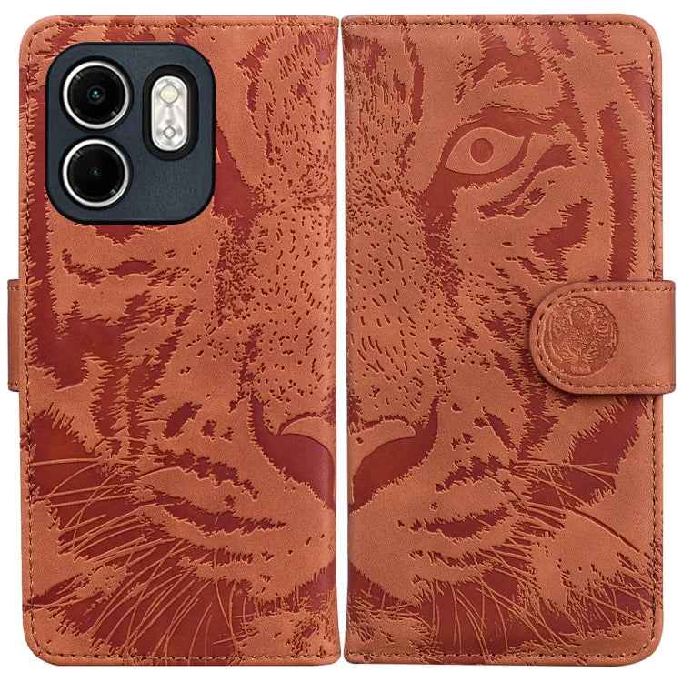 Tiger Embossing Pattern Flip Leather Phone Case, For Infinix Note 50 Pro+, For Infinix Note 50 4G / Note 50 Pro 4G, For Infinix Hot 50 Pro 4G, For Infinix Hot 50i / Smart 9, For Infinix Hot 50 Pro+ 4G, For Infinix Hot 50 4G, For Infinix Hot 50 5G������...