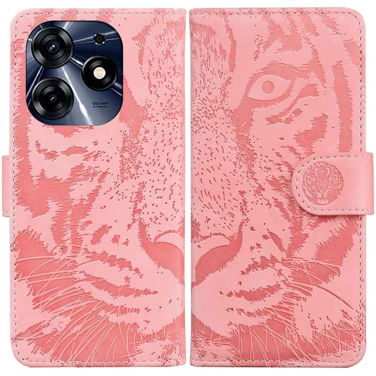 Tiger Embossing Pattern Flip Leather Phone Case, For Tecno Camon 20 Pro 5G, For Tecno Pova 5, For Tecno Spark 10 5G, For Tecno Spark 10 Pro, For Tecno Spark 10 / Spark 10C
