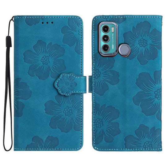 Flower Embossing Pattern Leather Phone Case, For Motorola Moto G60 / G40 Fusion, For Motorola Moto G10 / G20 / G30, For Motorola Moto G50, For Motorola Moto G9 / G9 Play / E7 Plus, For Motorola Edge+ 2020, For Motorola Moto E6 Play                     ...