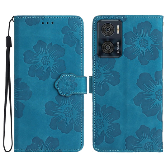 Flower Embossing Pattern Leather Phone Case, For Motorola Moto E22, For Motorola Moto E 2020, For Motorola Moto G42, For Motorola Moto G62 5G, For Motorola Moto E32, For Motorola Moto G52, For Motorola Moto G22, For Motorola Moto E20 / E30 / E40       ...