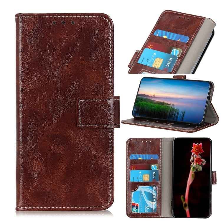 Retro Crazy Horse Texture Horizontal Flip Leather Phone Case, For Nokia XR21, For Nokia C02